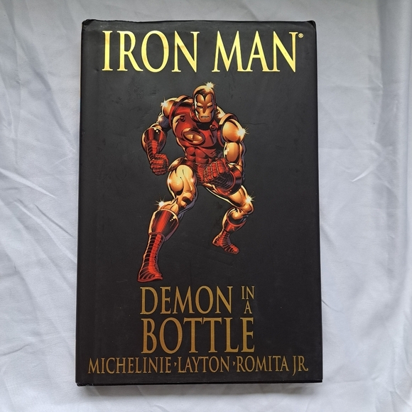 Iron Man: Demon in a Bottle Hardcover w/ Dust Jacket Michelinie & Layton Jr - Picture 1 of 10